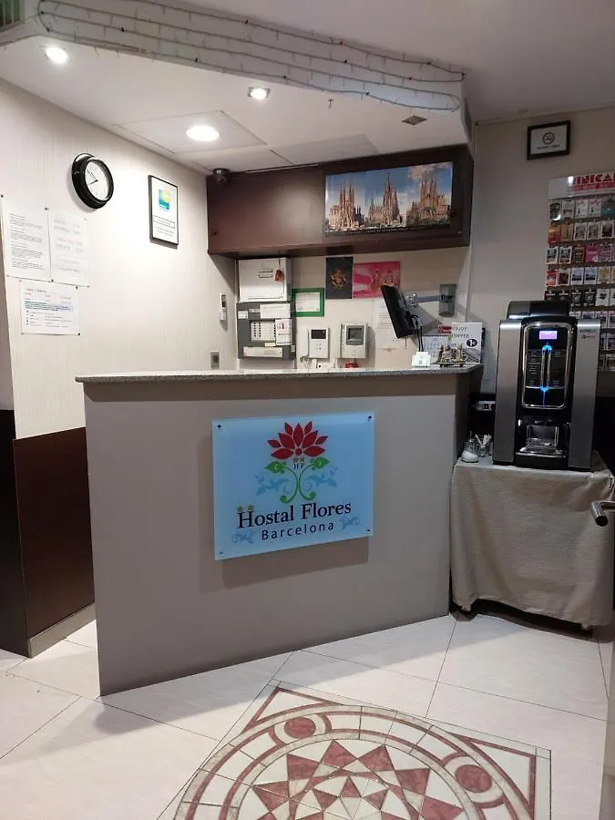 ** Guest house Hostal Las Flores Ramblas Barcelona Spain